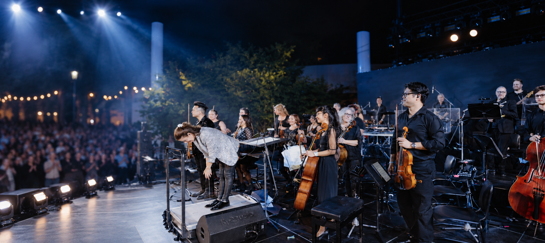 Women on the Podium scholar conducting Perth Symphony Orchestra