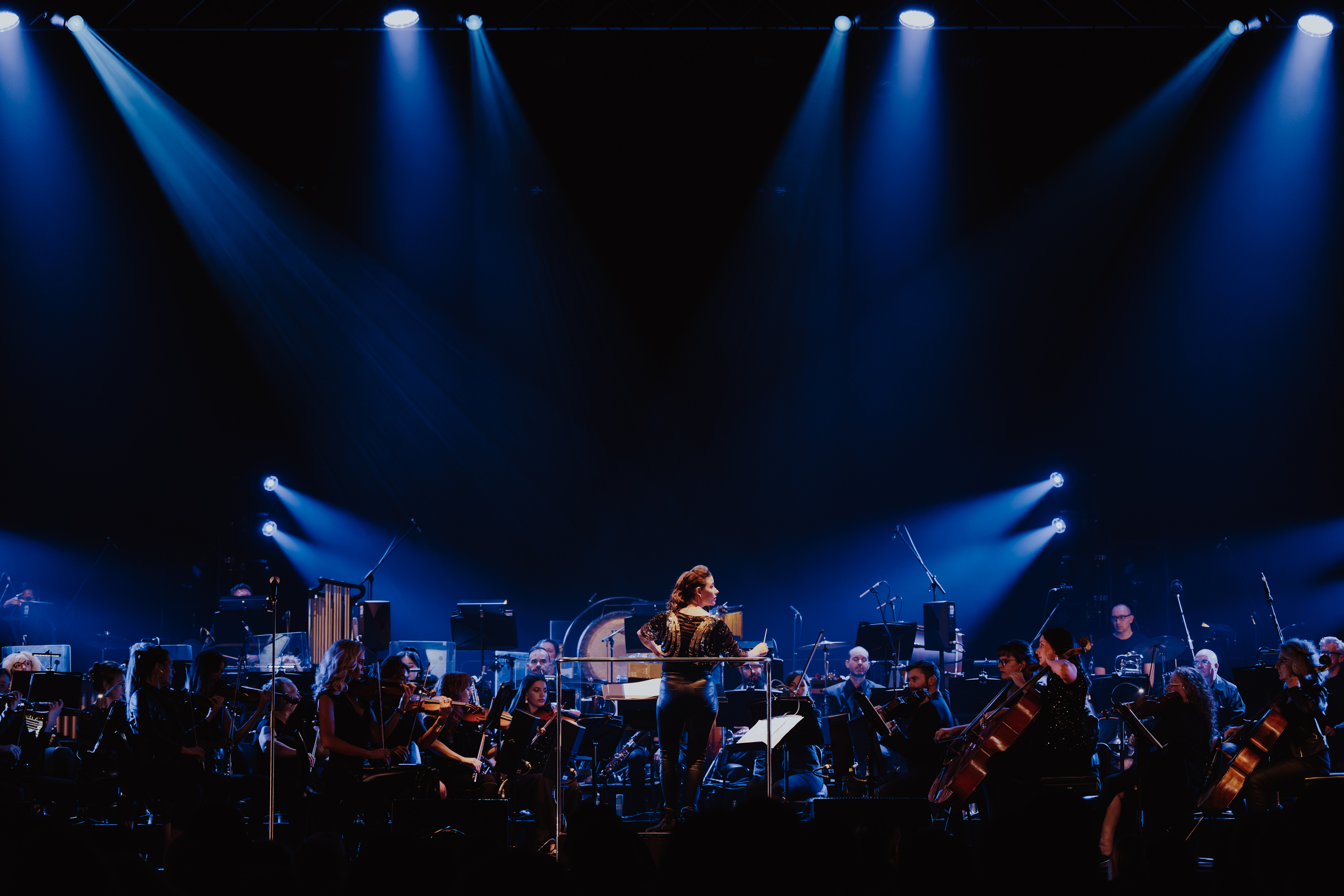 Perth Symphony Orchestra performing on stage at Crown Theatre